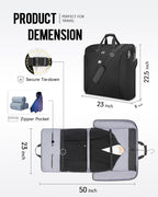 MATEIN Garment Bags for Travel, Large Double Layer Suit Bag Up to 6 Suits - Image 6