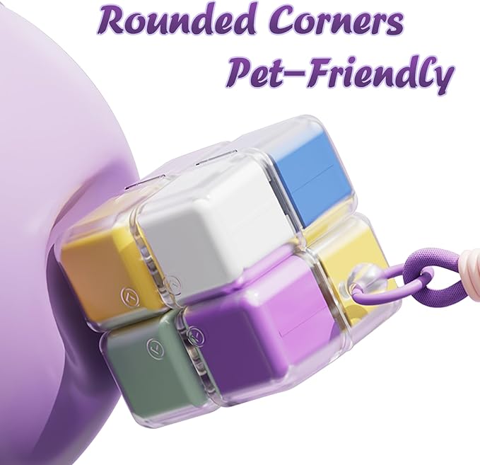 Purse Pill Organizer, Magnetic Cube Cute Pill Box, Pill Compact - Image 6