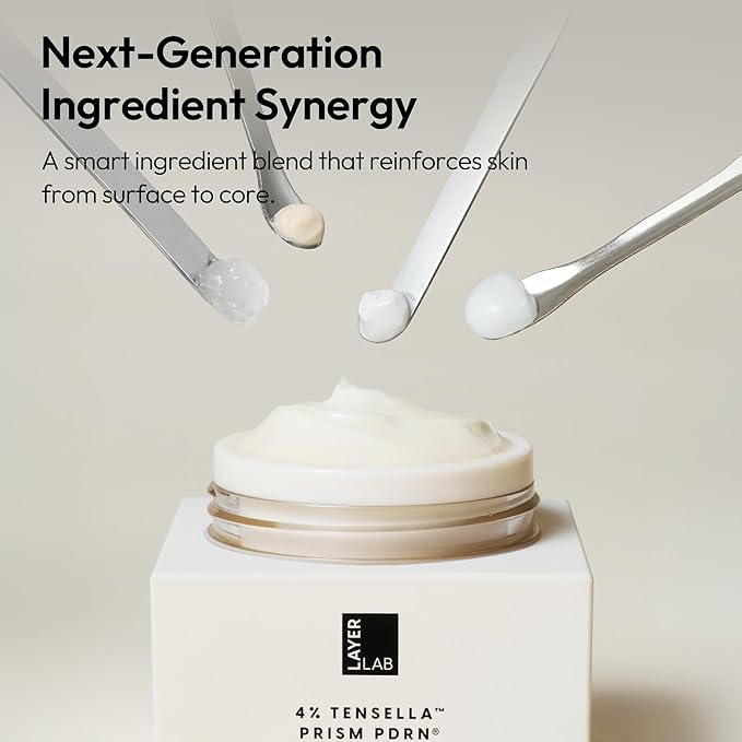 LAYERLAB Relayer Firming Cream, Korean Skincare Night Cream with PDRN for Firmness & Hydration, Daily Facial Cream for Plumping & Elasticity, K-Beauty, 1.69 fl oz
