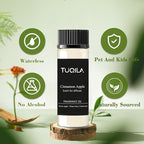 Essential Scent Oil Cinnamon pples 20ML Sampler Waterless Diffuser Oil for Cold Air Diffusers, Luxury Home Fragrance Oils, Aromatherapy Oils for Spa, Office, Long-Lasting Refill