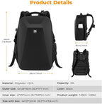K&F Concept Camera Backpack, Hardshell Photography DSLR Camera Bag - Image 7