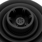 Hair Dryer Diffuser, Styling Tools Appliances Universal Hair Dryer Diffuser Portable Travel Folding Hair Blow Dryer Diffuser (Black)