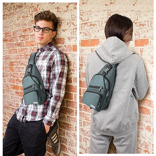 Crossbody Sling Bag (Green / Small)