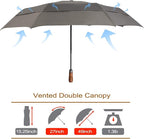 Lejorain Large Folding Golf Umbrella - Image 2