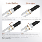 5 in 1 Hair Dryer Brush Set, Blow Dryer Brush with Air Style Wrap Hair Styler, Negative Ionic Magic Style Set, Detachable Air Curler for Volumizer,Straightener,Drying