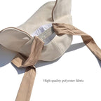 Wide Brim Hats for Woman Foldable Hats Sun Hats for Women uv Protection Bowknot - Image 3
