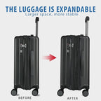 KROSER Hardside Expandable Carry On Luggage - Image 5