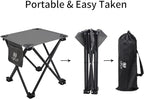 Opliy Camping Stool, Folding Small Chair Portable Camp Stool - Image 4