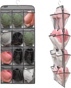 Dual Sided Hanging Shoe Organizer by ANZORG