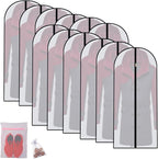 Hanging Garment Bag Dress Bags for Closet Storage Suit Protector Cover Bag by HomeClean