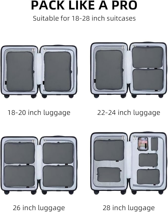 6 Set Compression Packing Cubes - Image 8