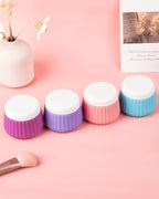 4 Pack Travel Size Silicone Jars, TSA Approved, Leak Proof, Bright Colors - Image 5