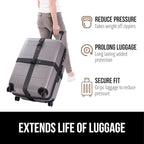 GORILLA GRIP Heavy Duty 4 Pack Adjustable Luggage Straps - Image 5