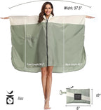SaphiRose Unisex Rain Poncho Hooded Waterproof Raincoat - Image 6