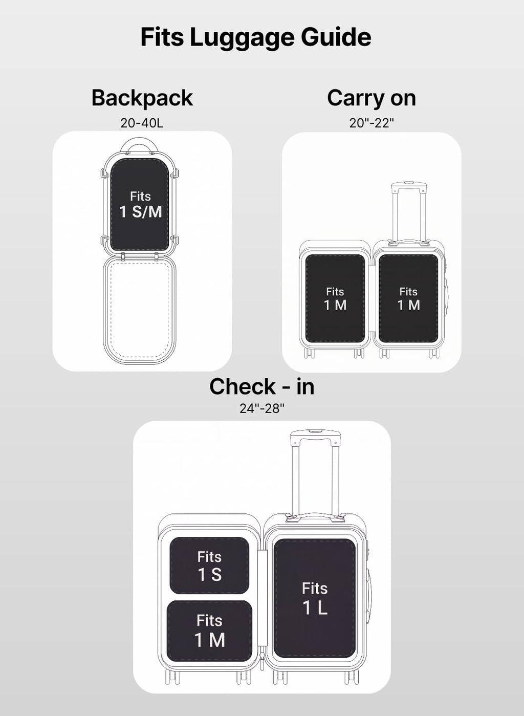 Vacuum Bags for Travel with Wireless Pump