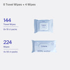 Coterie Baby Wipes for Sensitive Skin, Plant-Based & Plastic-Free Fibers - Image 2