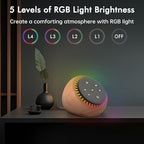 DreamSky Sound Machine for Sleep, 26 Sounds & RGB Light, USB-C Powered for Home - Image 4