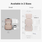 LEVEL8 Travel Toiletry Bag for Men Women, Water Repellent Shaving Bag for - Image 2