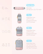 BAGSMART 6 Set Compression Packing Cubes - Image 2
