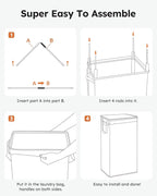 SOLEDI Slim Laundry Hamper - Image 7