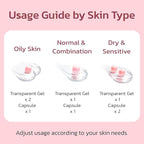 PDRN Pink Collagen Capsule Cream – Salmon PDRN - Dual Texture Barrier Repair Moisturizer | Salmon DNA + 5% Niacinamide 2oz