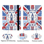 British Buses Passport Holders Passport Wallet for Travel Essentials (British Buses / One Size)