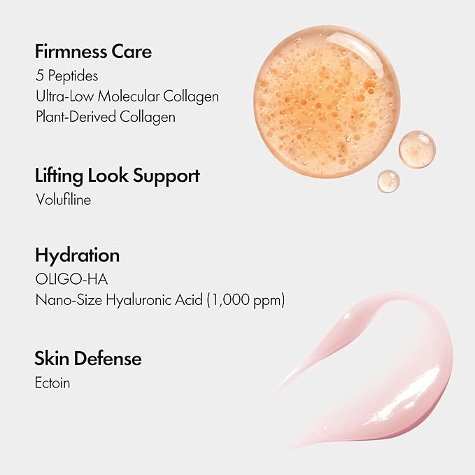 Prestige Collagen Lifting Emulsion - Age-defying, Firming and Hydrating Facial Moisturizer with 5 Peptides, Volufiline, Gigawhite & Ectoine - Korean Skin Care for All Skin Types 4.56 Fl Oz
