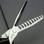 6/7/8/9 Inches Professional Hairdressing Scissors Set,Stainless Steel Hairdressing Scissors for Women & Men… (6 inch cutting scissors)