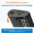 Forge TSA Approved Luggage Locks 4 Digit Combination TSA Travel Locks - Image 4