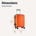Amazon Basics 30" Hardside Large Checked Luggage, Hardshell Suitcase - Image 6