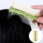 Fine Tooth Comb for Dandruff, 2 Pcs Double-Sided Dandruff Comb Anti-Static Scalp Brush with Handle for Hair Styling Tool Accessories