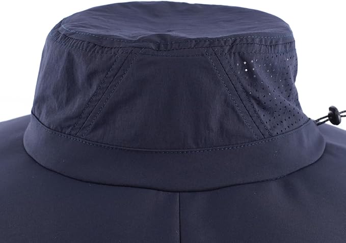 Home Prefer UPF 50+ Sun Hats for Men Women Foldable Wide Brim Fishing Hat Quick - Image 5