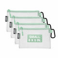 Air Production Small Clear Zipper Pouch (Mint Green / Small)