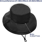 Sun Hats for Women Wide Brim Ponytail UV Protection Beach Hat Packable - Image 2