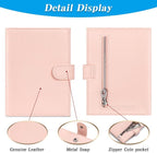 Passport Holder for Travel Women RFID Blocking Genuine Leather Passport Wallet - Image 7