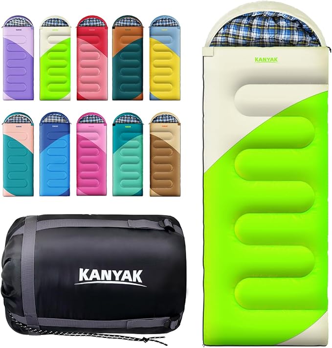 Camping Sleeping Bag, 32℉ Sleeping Bags by Kanyak-Exploreendlessnights