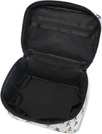 Makeup Train Case Winter Sports Skiers Carrying Portable Zip Travel Cosmetic Brush Bag Organizer Large for Women