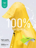 SaphiRose Hooded Rain Poncho Waterproof Raincoat Jacket - Image 3