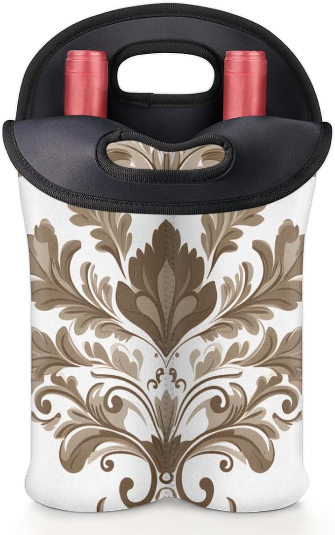 Neoprene Wine Tote, Bottle Carrier Gag Insulating Neoprene Thicker, Insulated - Image 5