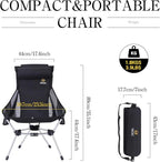 Nice C Ultralight High Back Folding Camping Chair, Backpacking Chair, Compact & - Image 3