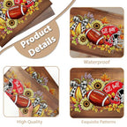 Fall Football Placemats Set of 6 (Football Pumpkin)