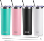 koodee 20 oz Skinny Tumblers Stainless Steel Insulated Tumbler by koodee