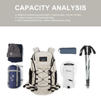 MOUNTAINTOP Hiking Backpack 35L Travel Backpack Lightweight Daypack - Image 4