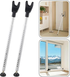 2 Pack Door Security Bar & Sliding Patio Door Lock Bar – Heavy Duty Adjustable - Image 2