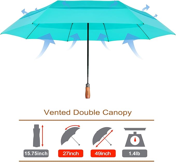 Lejorain Large Folding Golf Umbrella - Image 2