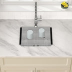 Dcolora 18 Inch Undermount Small Bar Sink Single Bowl Kitchen Sink White - Image 2