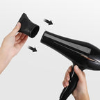 2pcs Hair Dryer Diffuser Nozzle Chi Blow Dryer Nozzle Flexible Nozzle Hair Dryer Nozzle Blow Diffuser Attachment Hair Dryer Diffuser Replacement Accessory Curly Volumizing Black