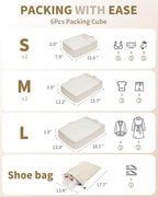 ECOHUB 4 Set /6 Set Packing Cubes - Image 2