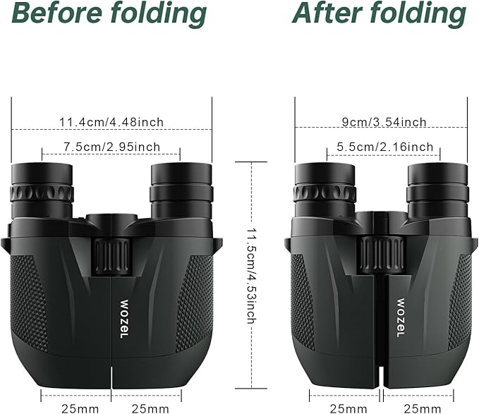10-30x25 Small Compact Binoculars - Image 9