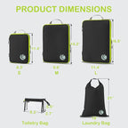 Cipway Compression Packing Cubes, Ultralight Luggage Organizer Bags - Image 4